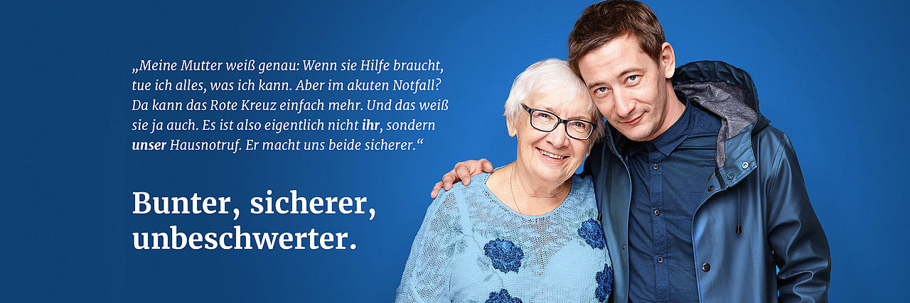 Banner für Hausnotrufkampange